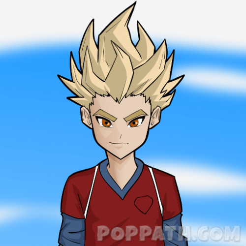 4570book Cartoon Kid With Spiky Hair Clipart In Pack 4954