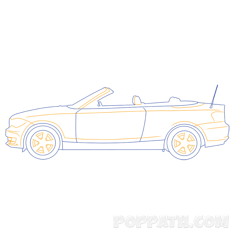 How To Draw A Convertible Pop Path