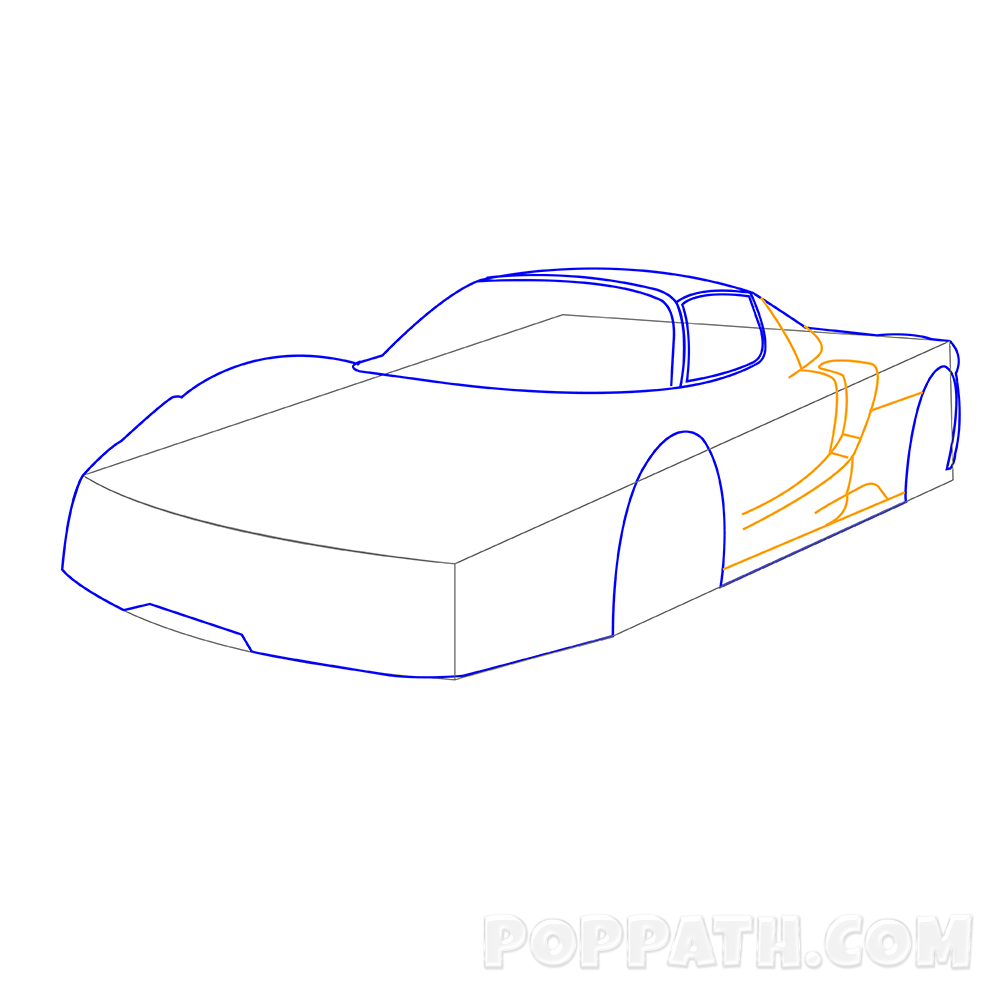 How To Draw A Ferrari Pop Path