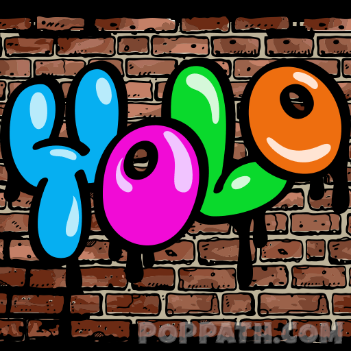 How To Draw Graffiti Word Art – Yolo – Pop Path